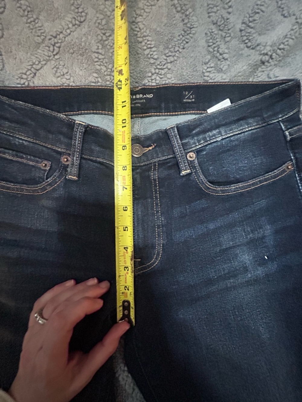Lucky Brand Women’s Straight Leg Jeans - Dark Blue Size 12 - Picture 7 of 7